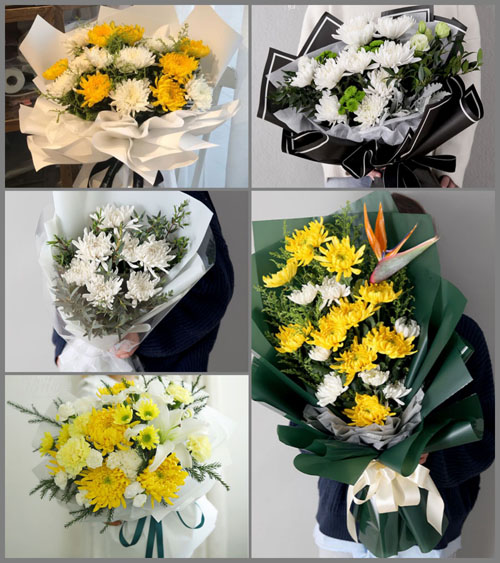 广东潮州市潮安区彩塘镇华美一村白事花束代送